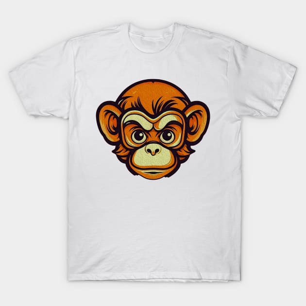 Orange Monkey T-Shirt by KOTYA